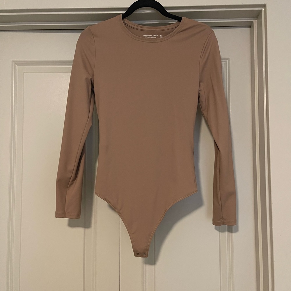 Nude Abercrombie thong bodysuit. Size Medium